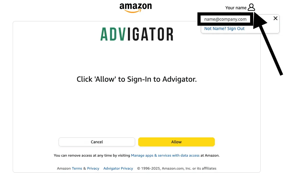 Verify connected email